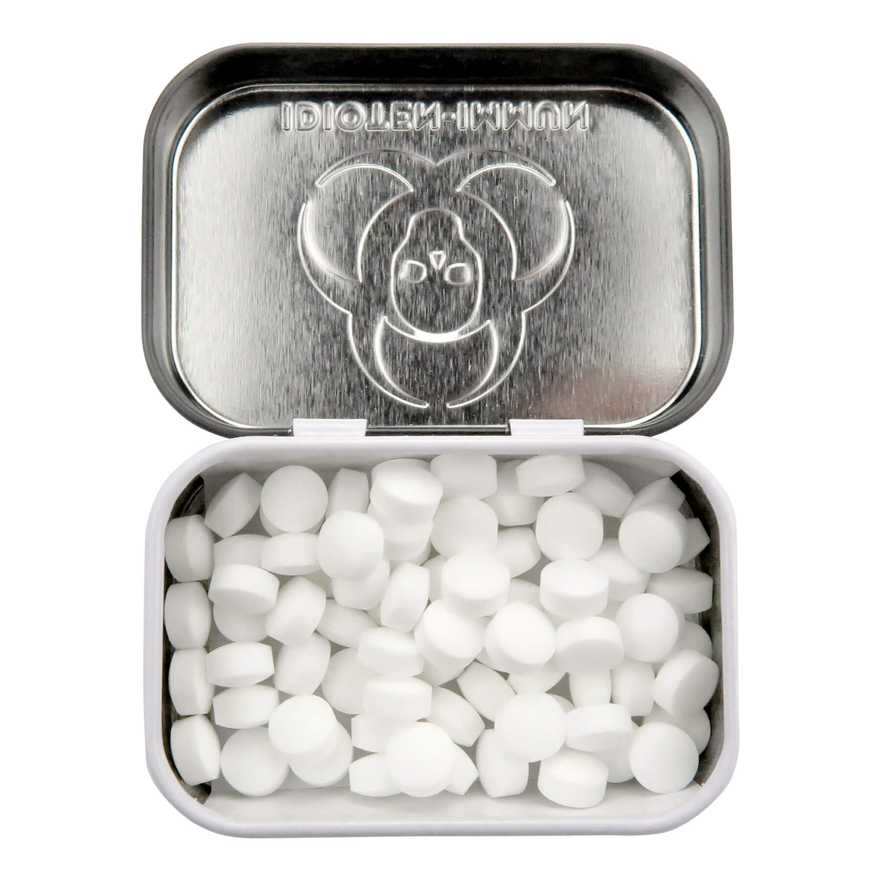 Pastillendose "IDIOTEN-IMMUN" (weiß)