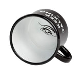 Hochwertige Emaille TASSE "Keep Talking"