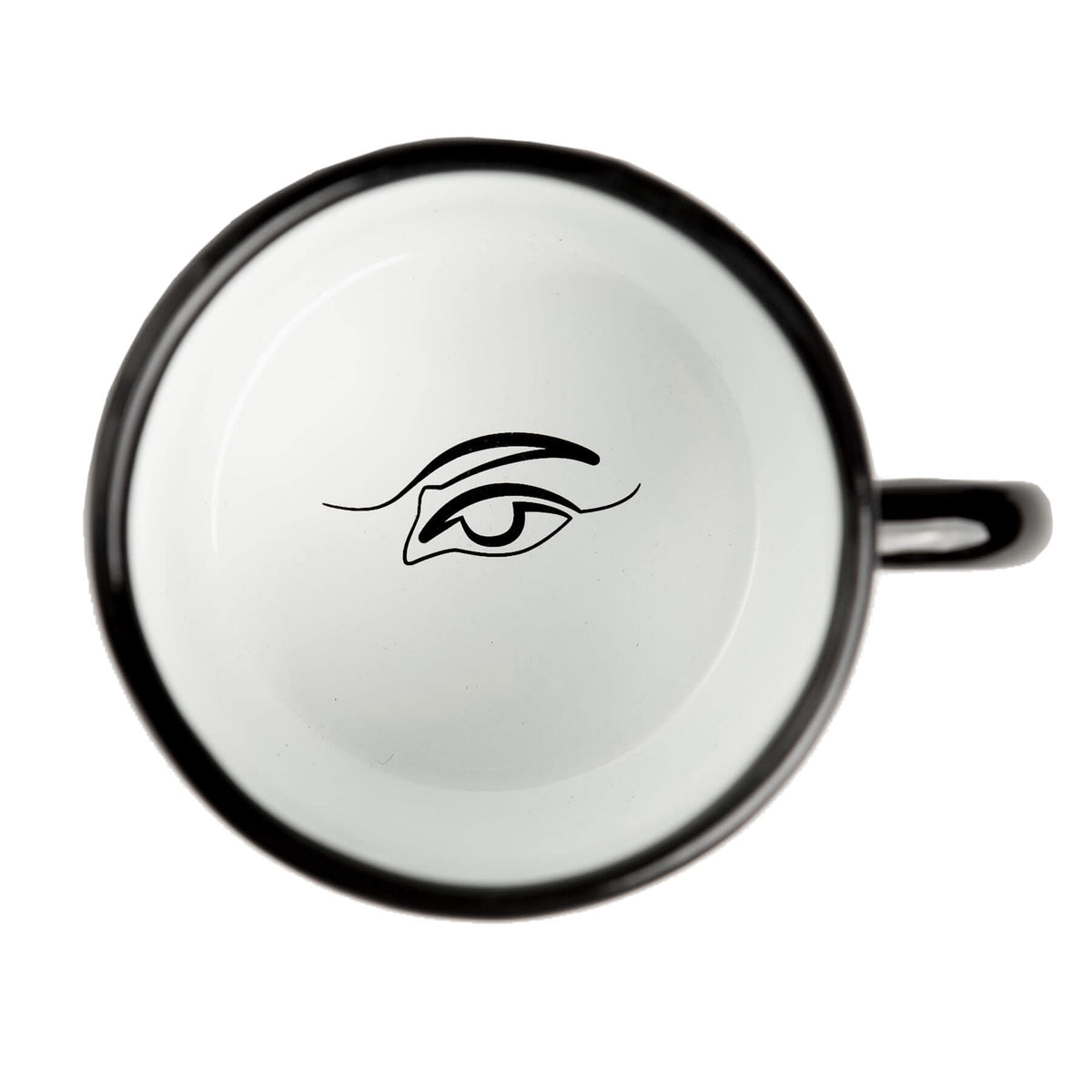 Hochwertige Emaille TASSE "Keep Talking"