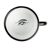 Hochwertige Emaille TASSE "Keep Talking"