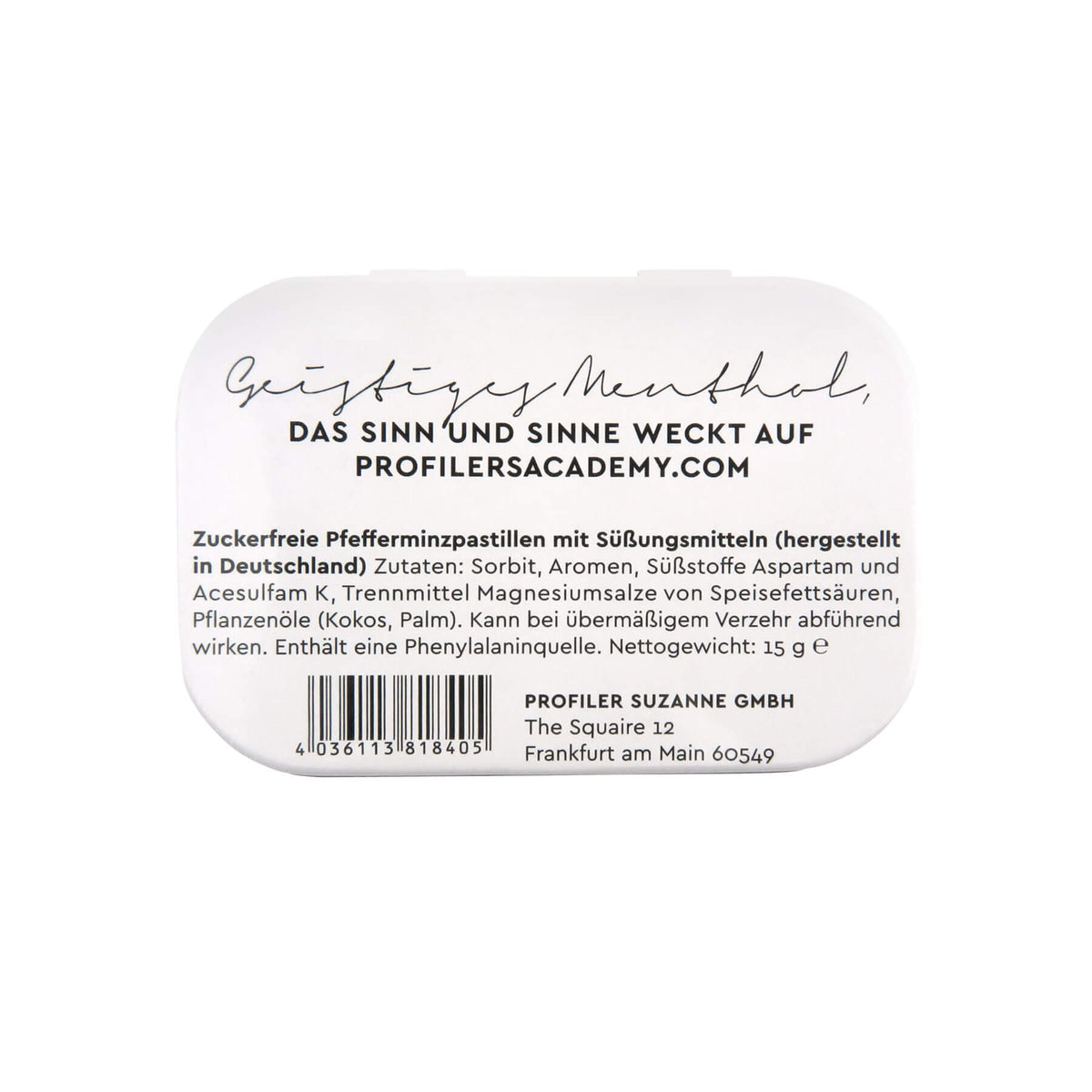 Pastillendose "IDIOTEN-IMMUN" (weiß)