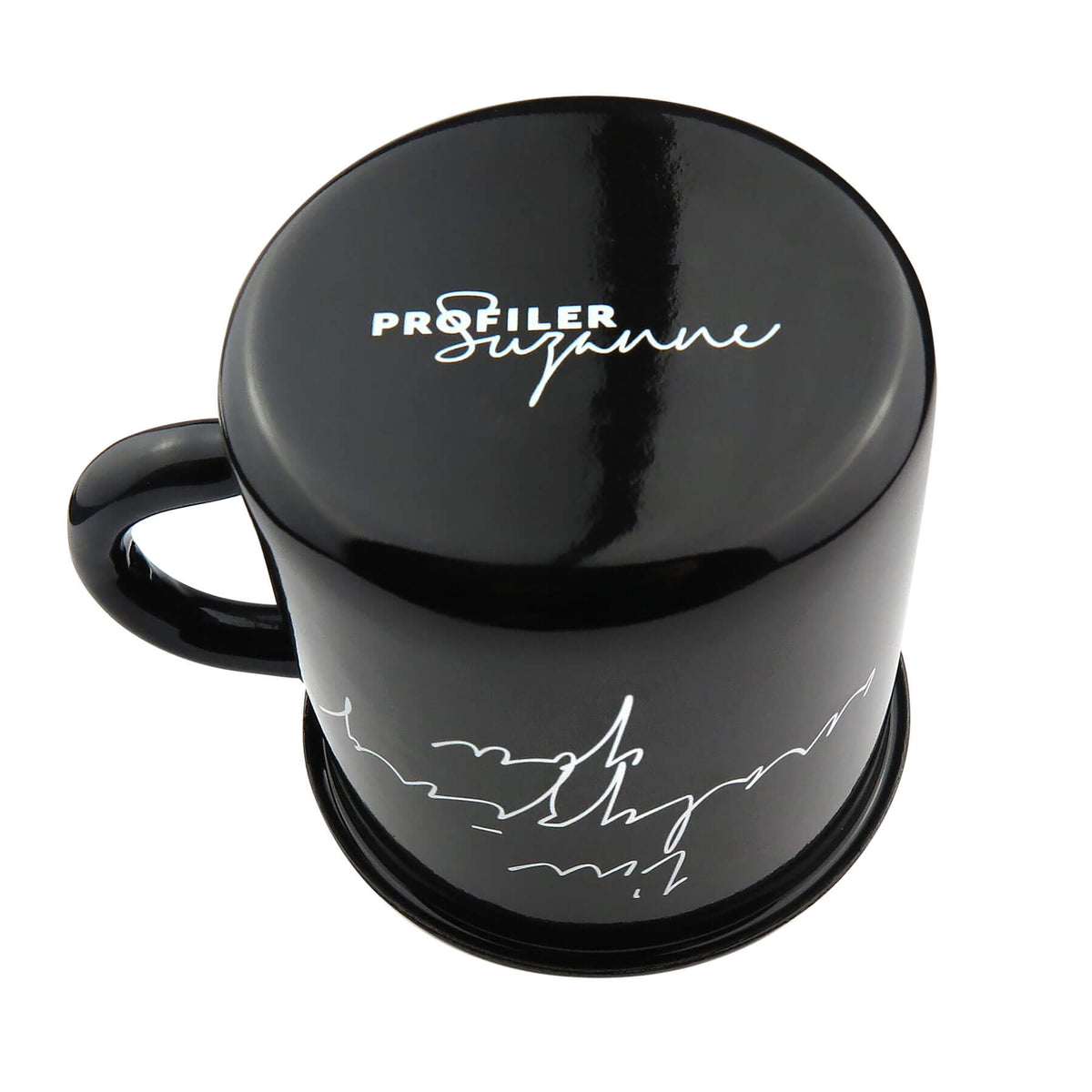 Hochwertige Emaille TASSE "Keep Talking"